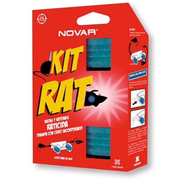 Kit de produits anti rats professionnels avec appats - Domumin